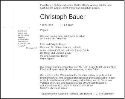 Herr Christoph Bauer