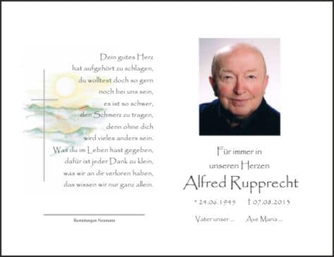 Herr Alfrred Rupprecht