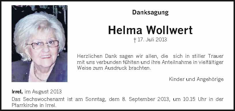 Frau Helma Wollwert