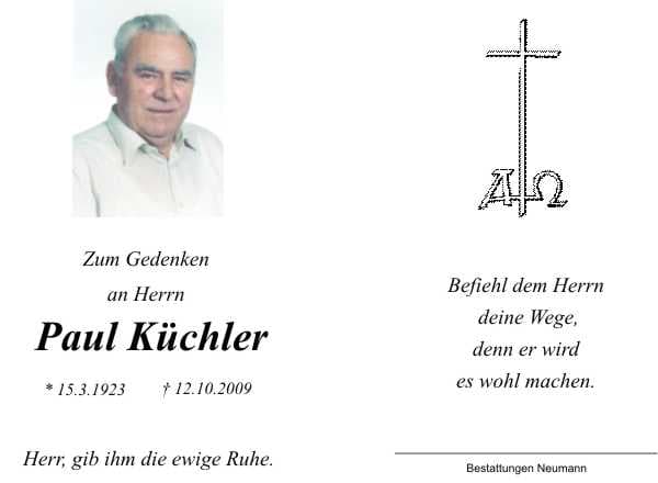 Herr Paul Küchler
