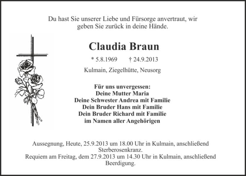 Frau Claudia Braun
