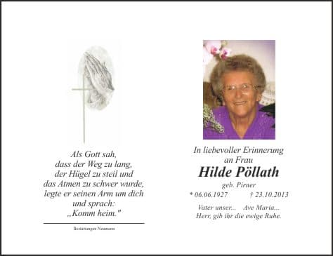 Frau Hildegard Pöllath