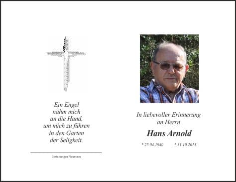 Herr Hans Arnold