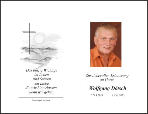 Herr Wolfgang Dötsch