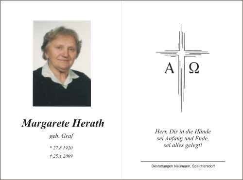 Frau Margarete Herath