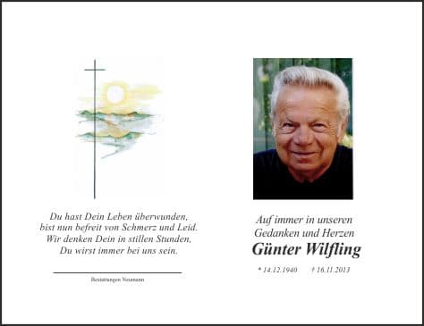 Herr Günter Wilfling