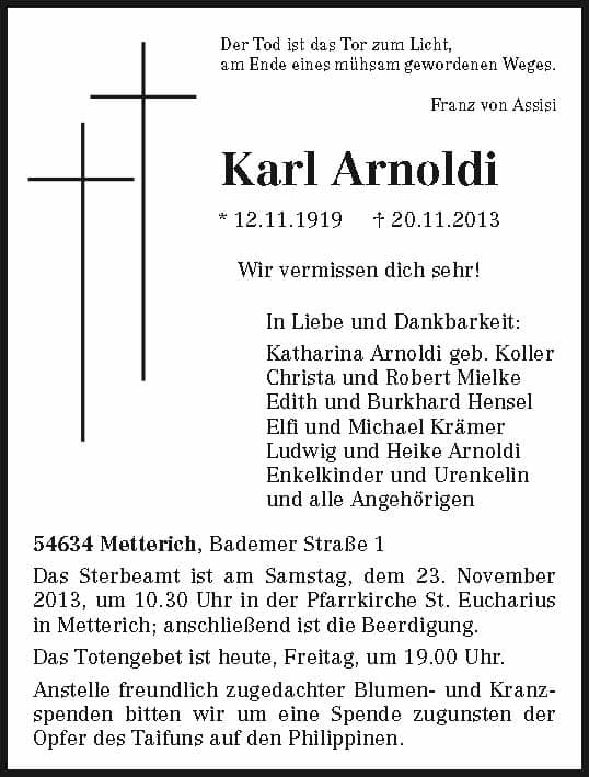 Herr Karl Arnoldi