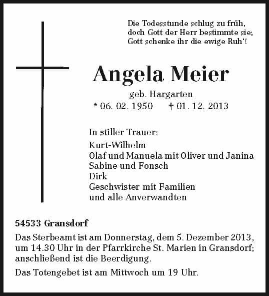 Frau Angela Meier
