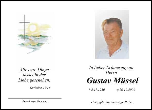 Herr Gustav Müssel