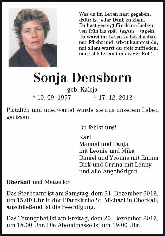 Frau Sonja Densborn