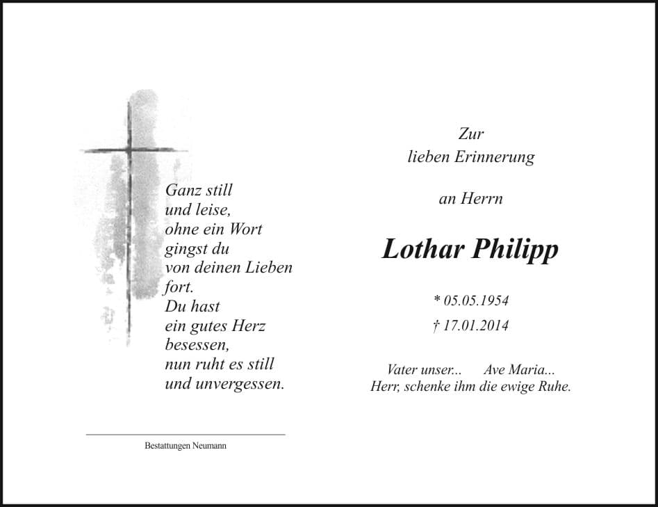 Herr Lothar Philipp