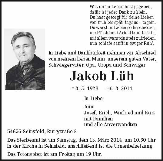 Herr Jakob Lüh