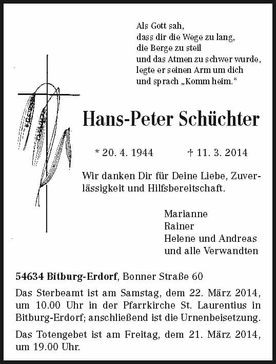 Herr Hans-Peter Schüchter