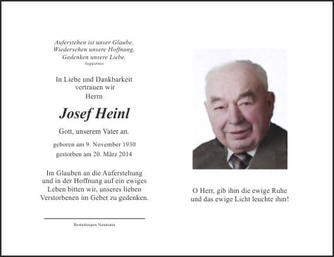 Herr Josef Heinl