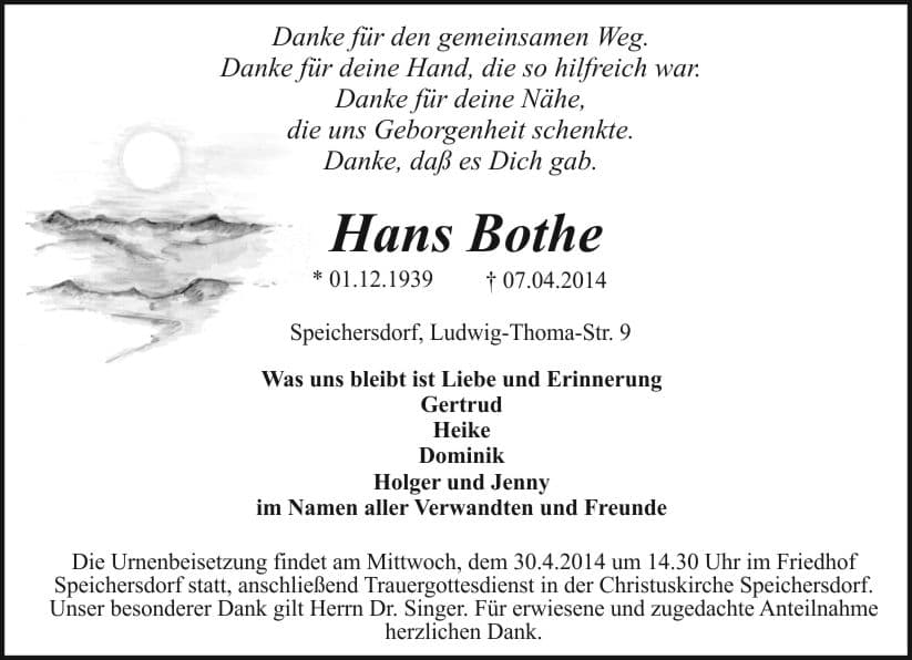 Herr Hans Bothe