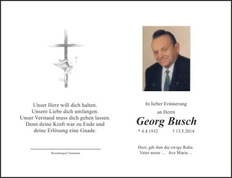 Herr Georg Busch