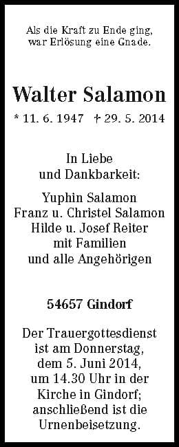 Herr Walter Salamon