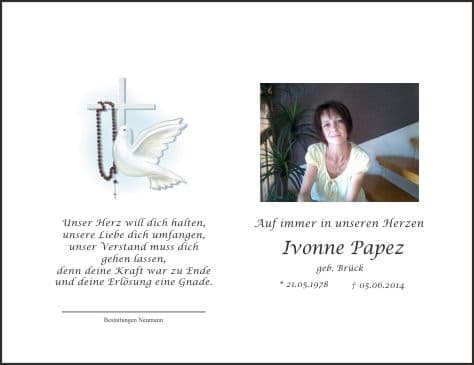 Frau Yvonne Papez