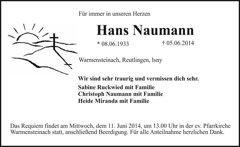 Herr Hans Naumann