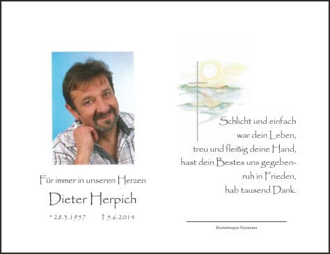Herr Dieter Herpich