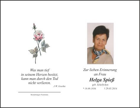 Frau Helga Spieß