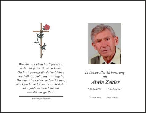 Herr Alwin Zeitler