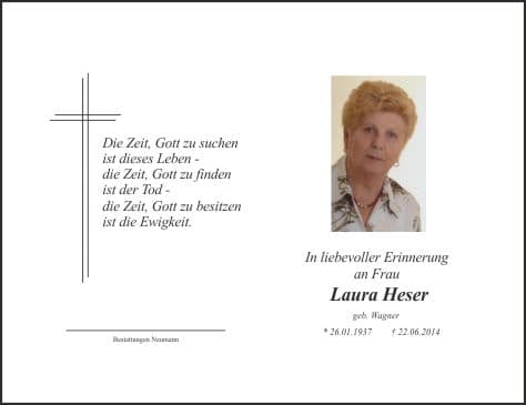 Frau Laura Heser
