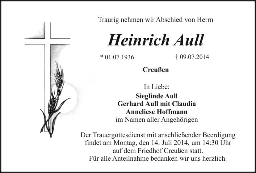 Herr Heinrich Aull