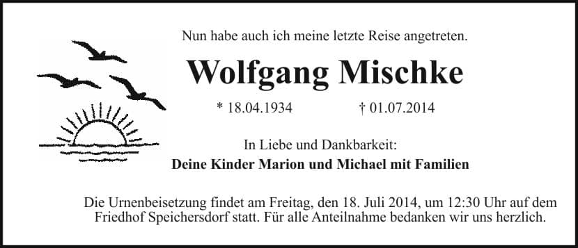 Herr Wolgang Mischke