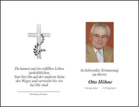 Herr Otto Höhne