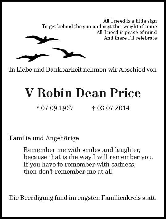 Herr Robin Price