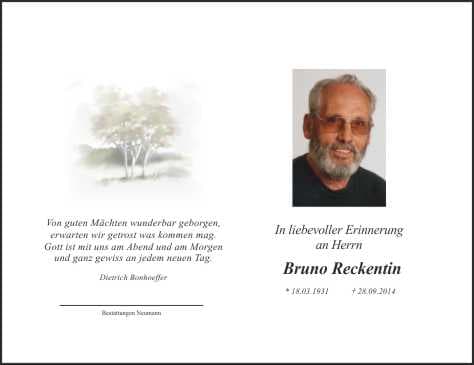 Herr Bruno Reckentin