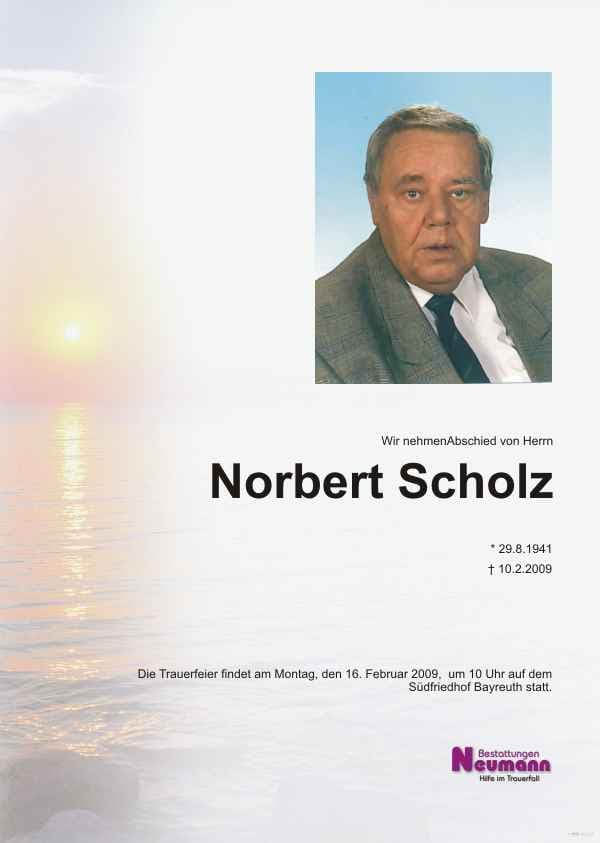 Herr Norbert Scholz