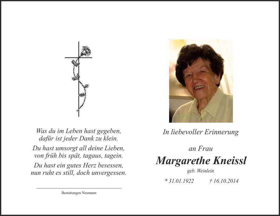 Frau Margarete Kneissl