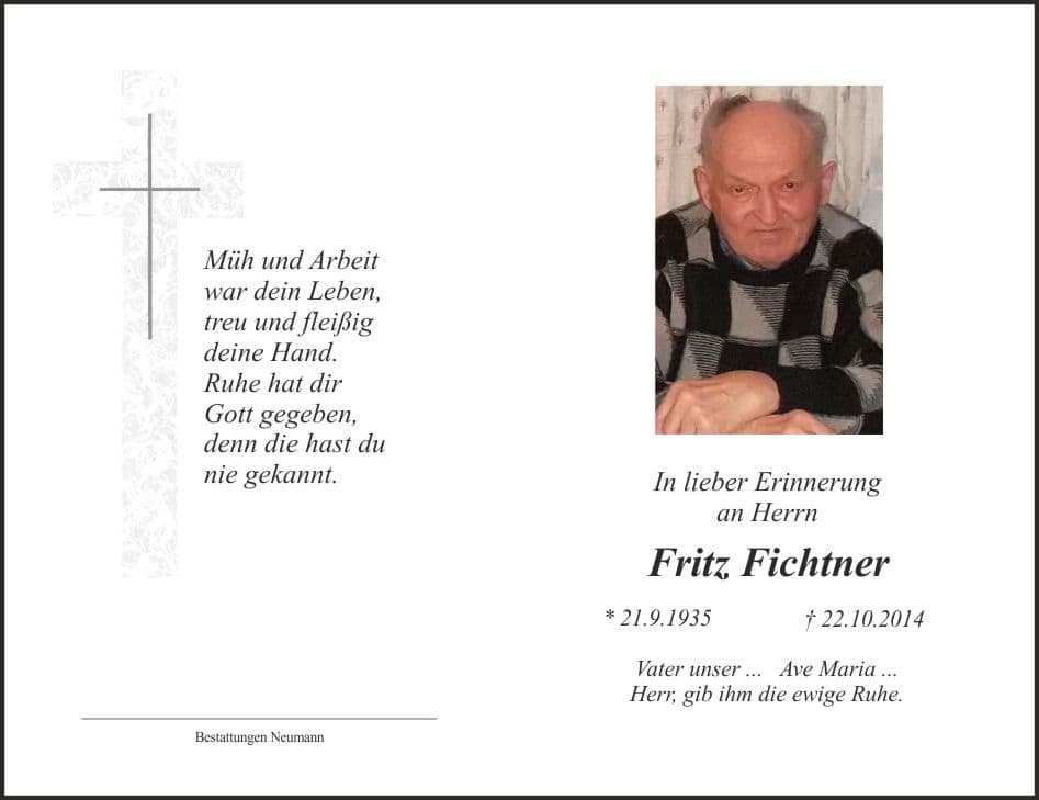 Herr Fritz Fichtner