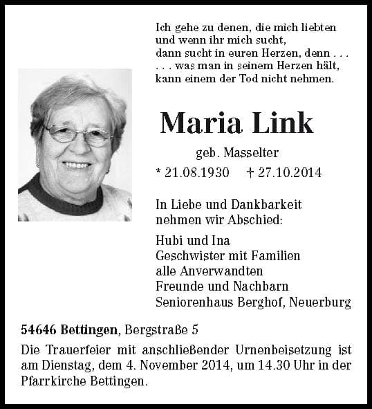 Frau Maria Link