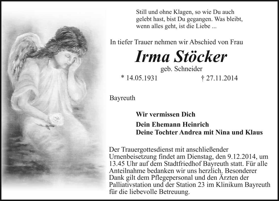 Frau Irma Stöcker