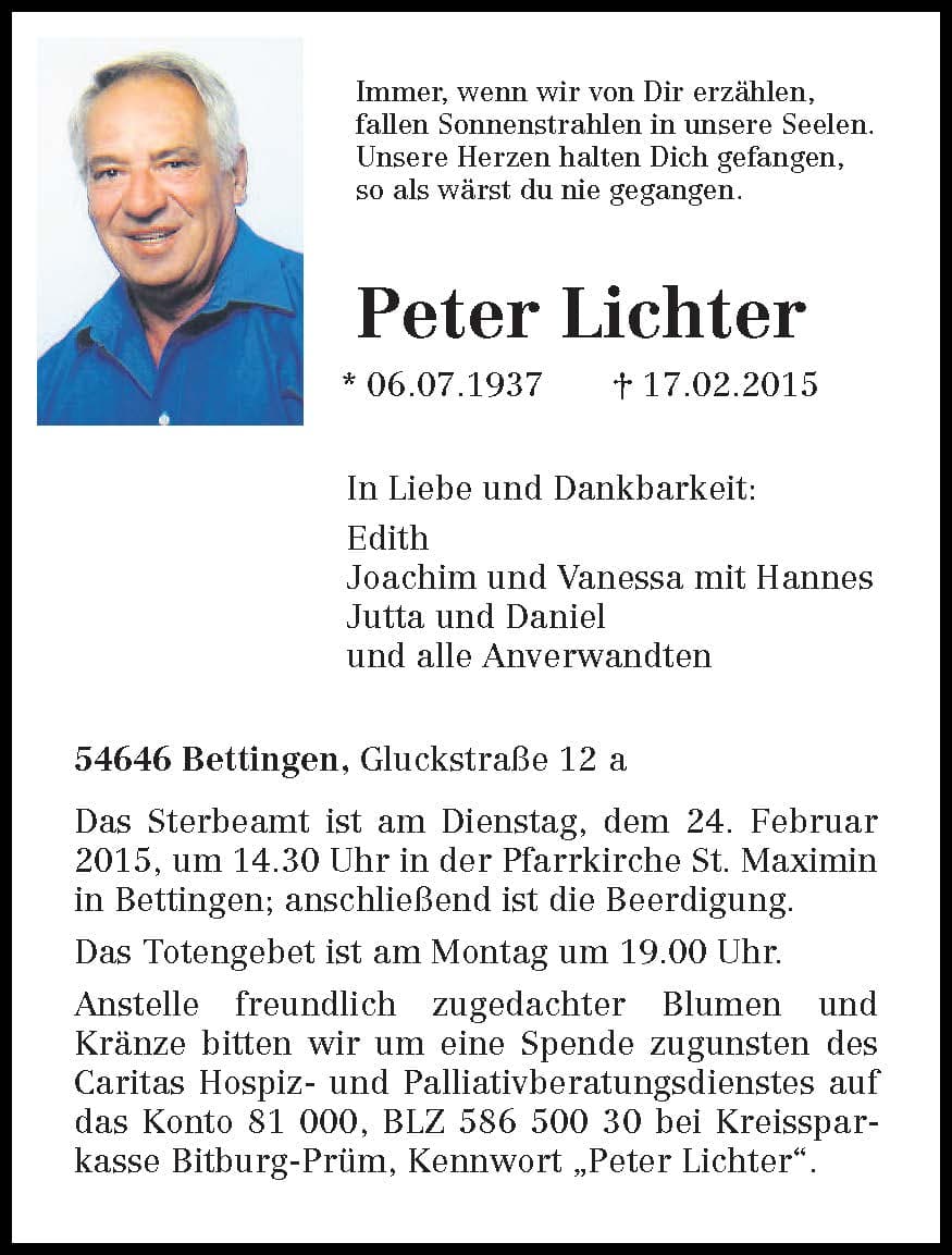 Herr Peter Lichter