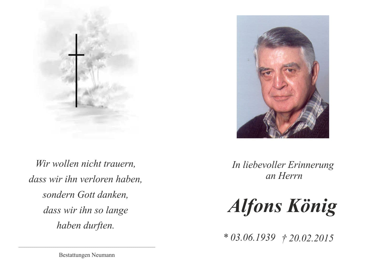 Herr Alfons König