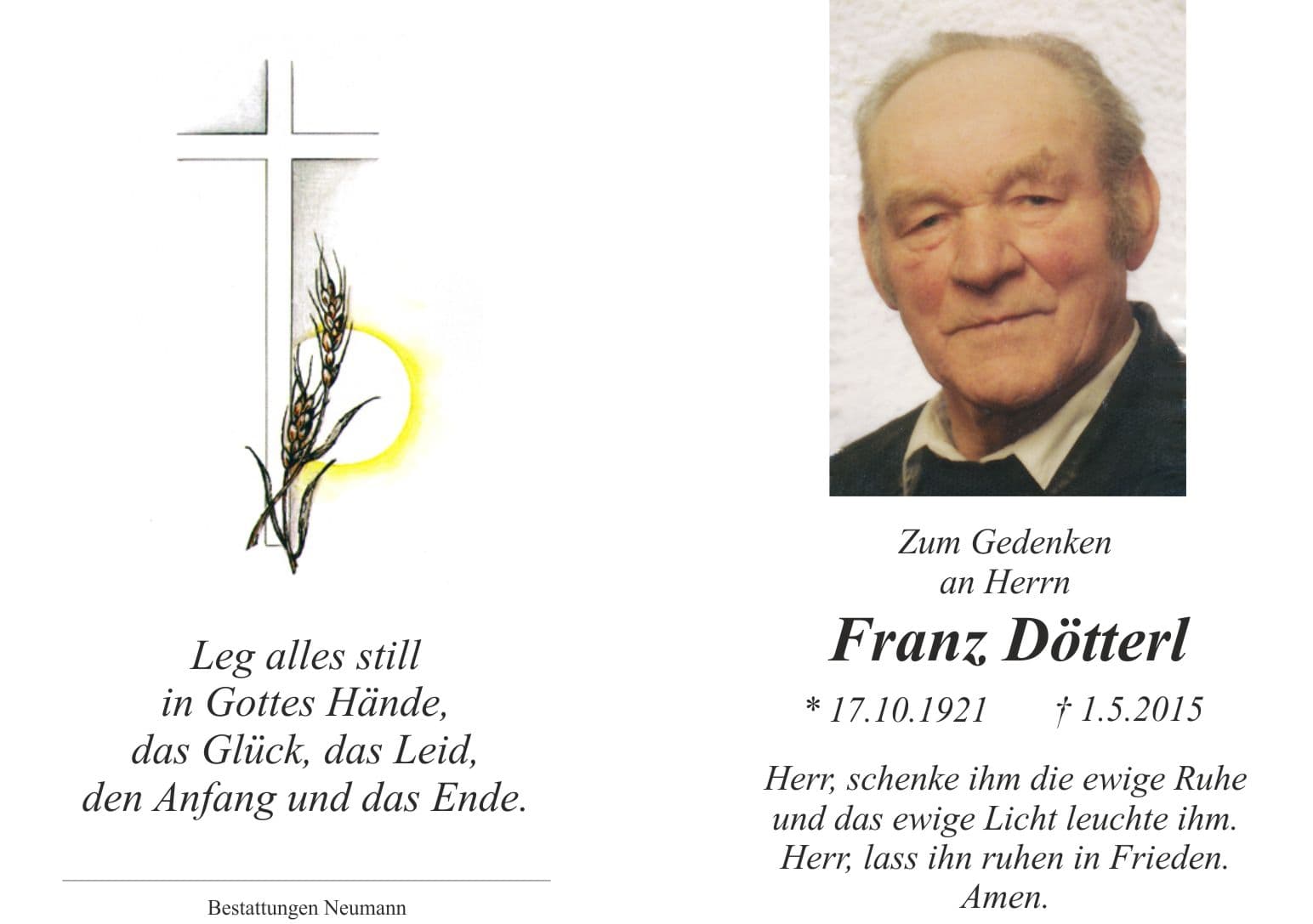 Herr Franz Dötterl