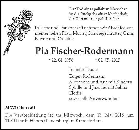 Frau Pia Fischer-Rodermann