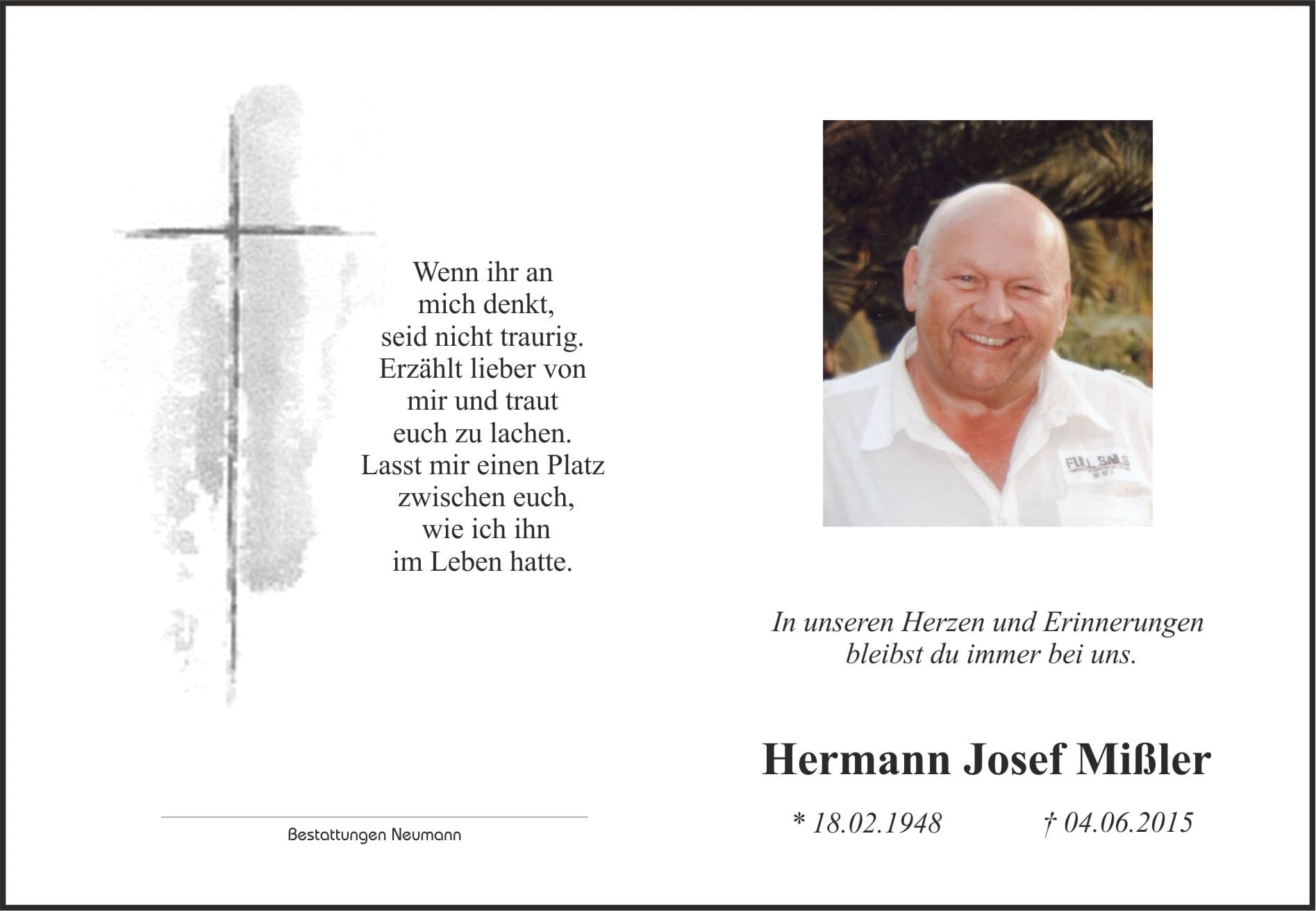 Herr Hermann Josef Mißler