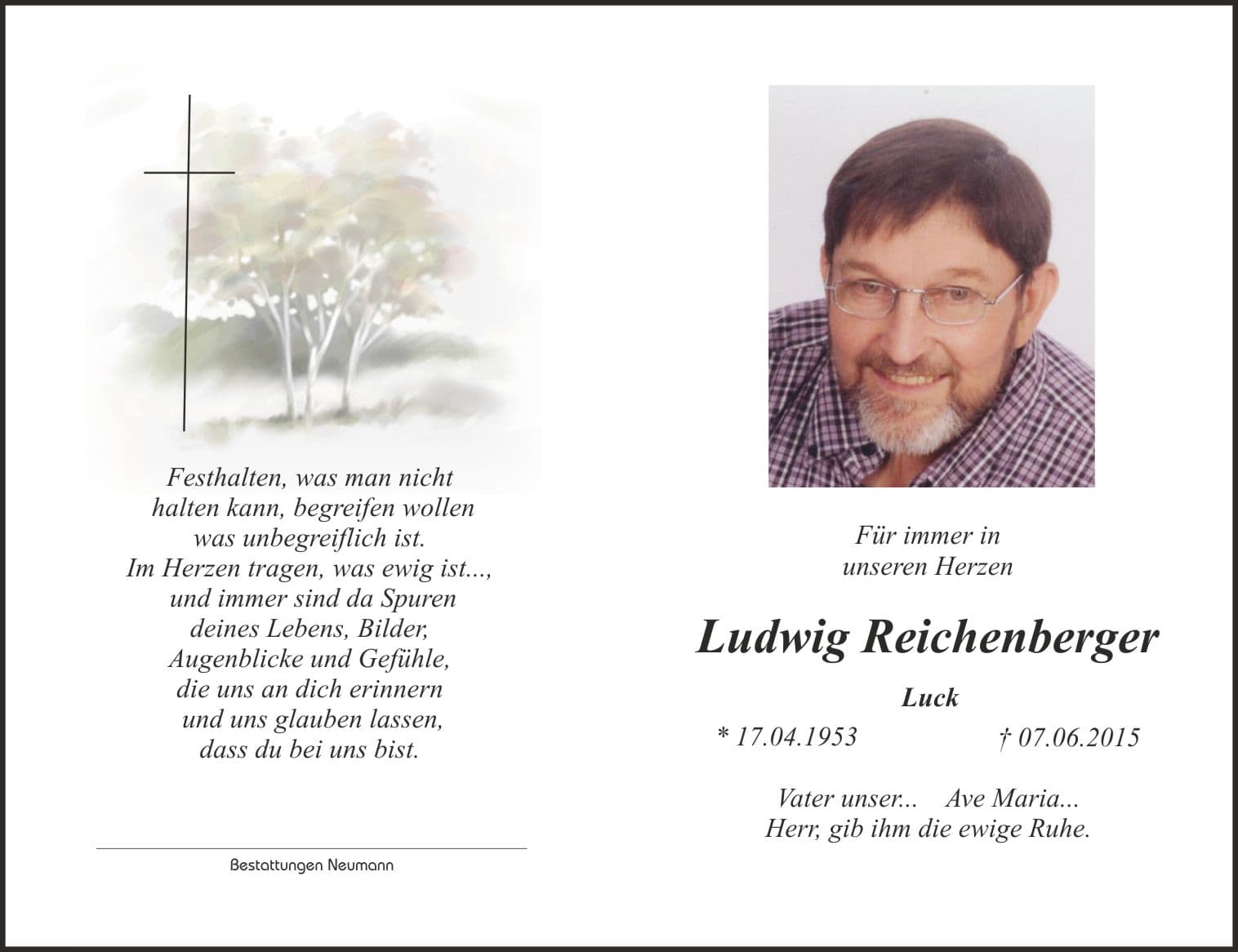 Herr Ludwig Reichenberger