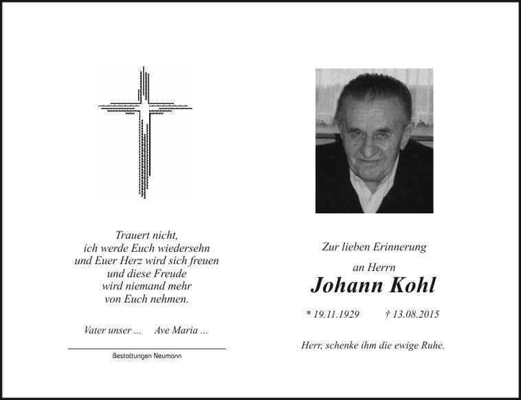 Herr Johann Kohl