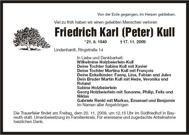 Herr Friedrich Kull