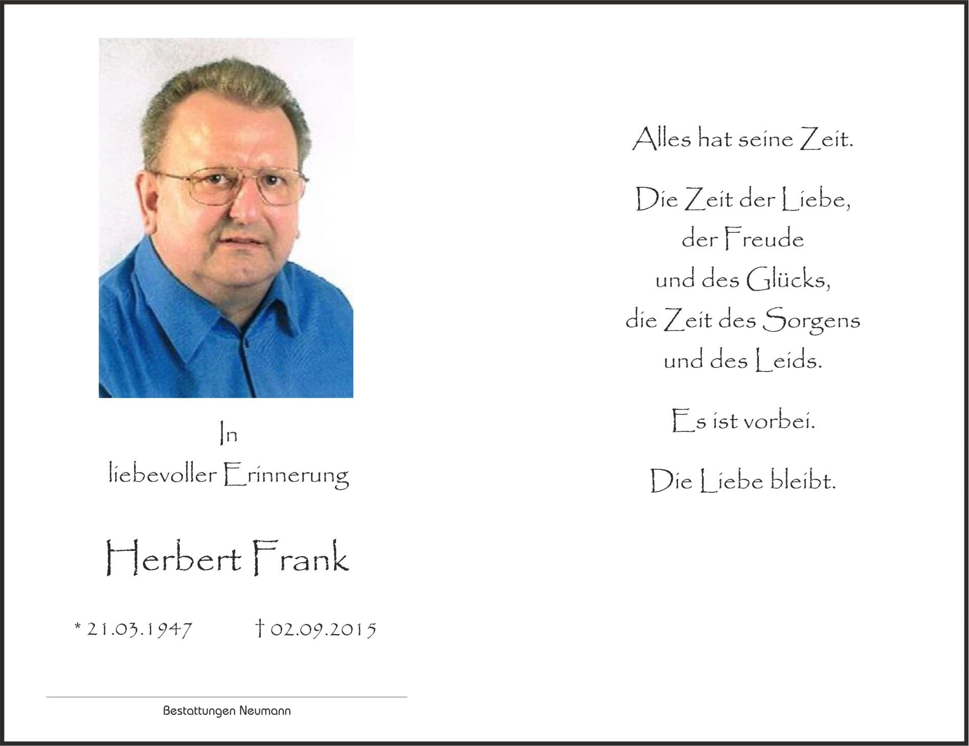 Herr Herbert Frank