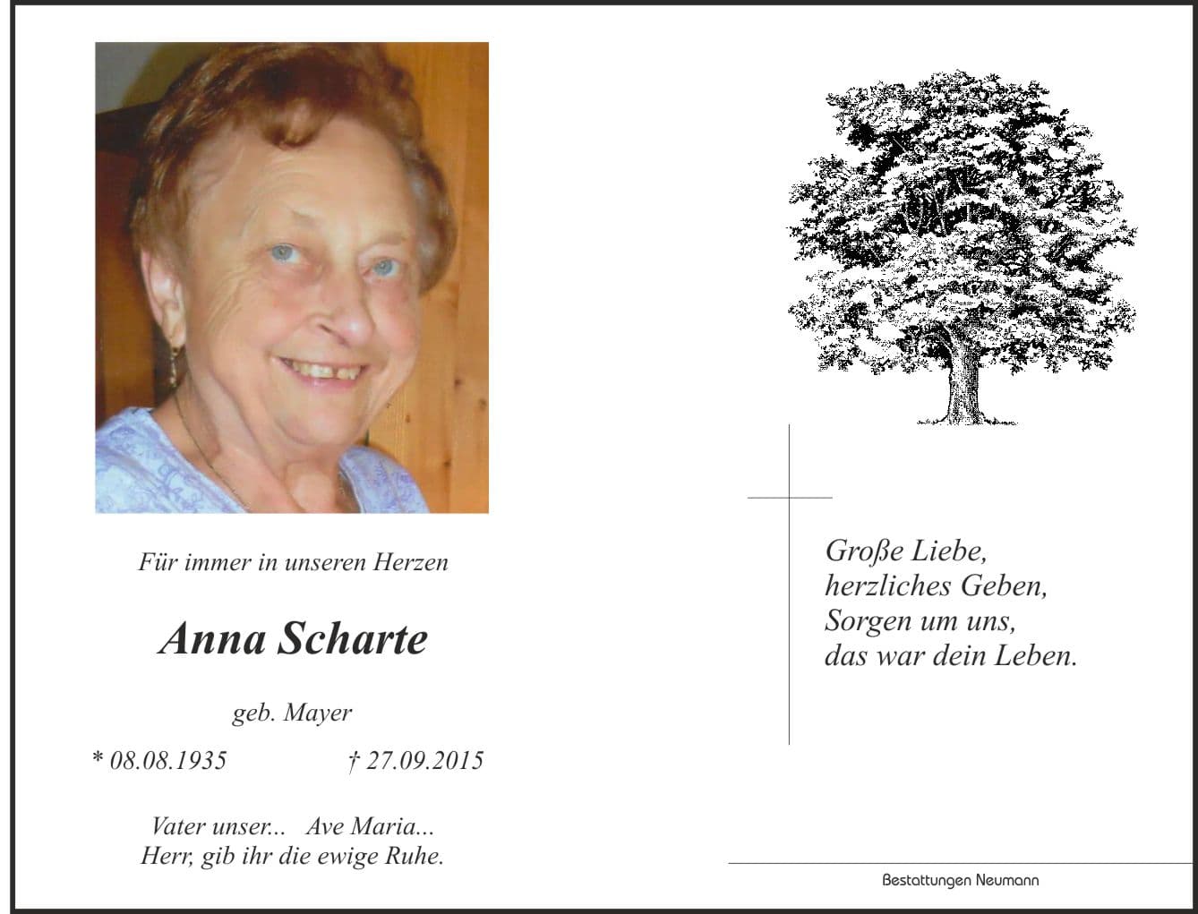 Frau Anna Scharte