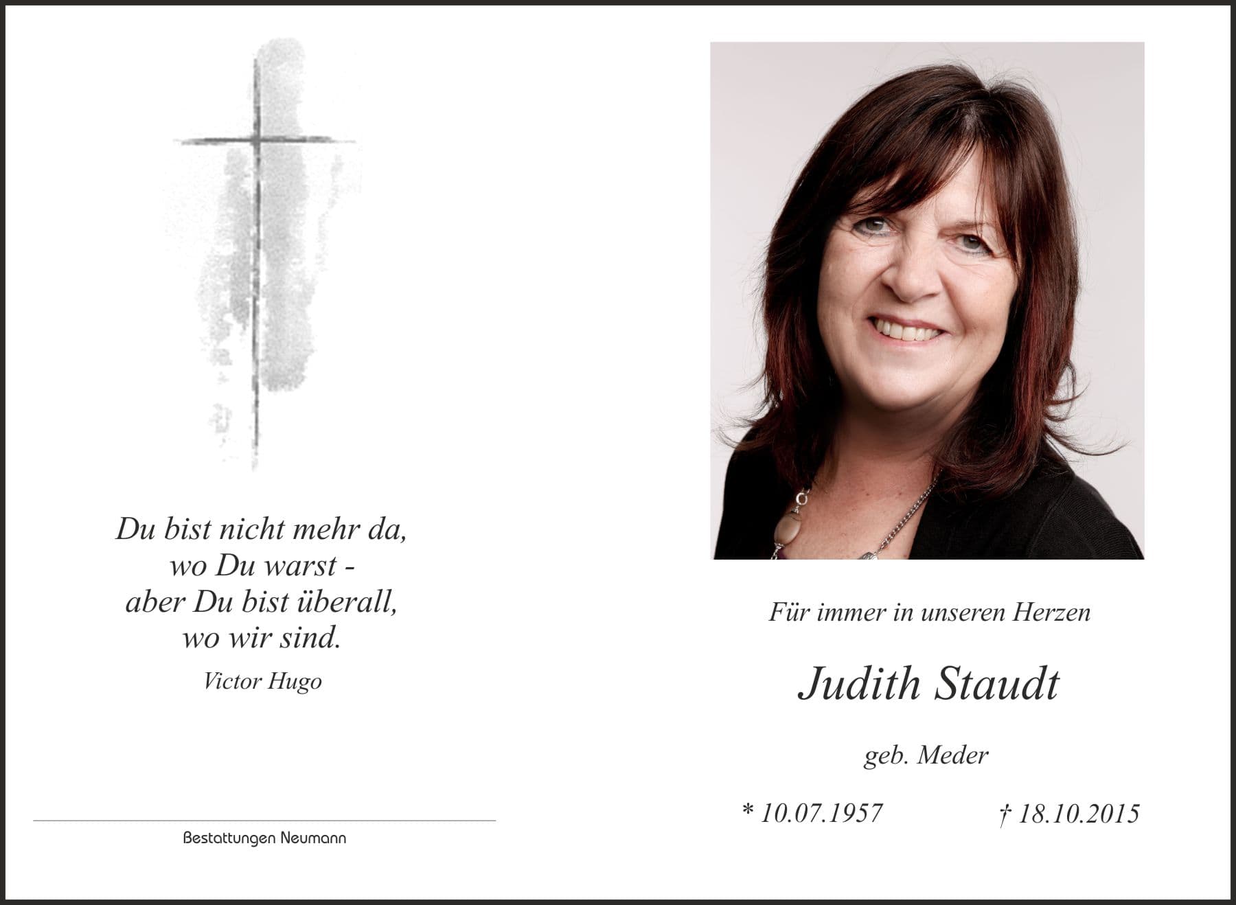 Frau Judith Staudt