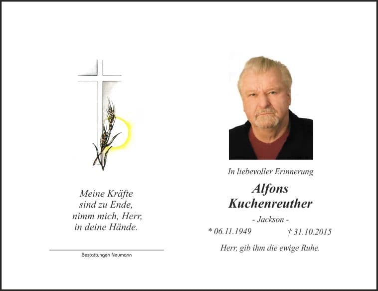 Herr Alfons  - Jackson - Kuchenreuther