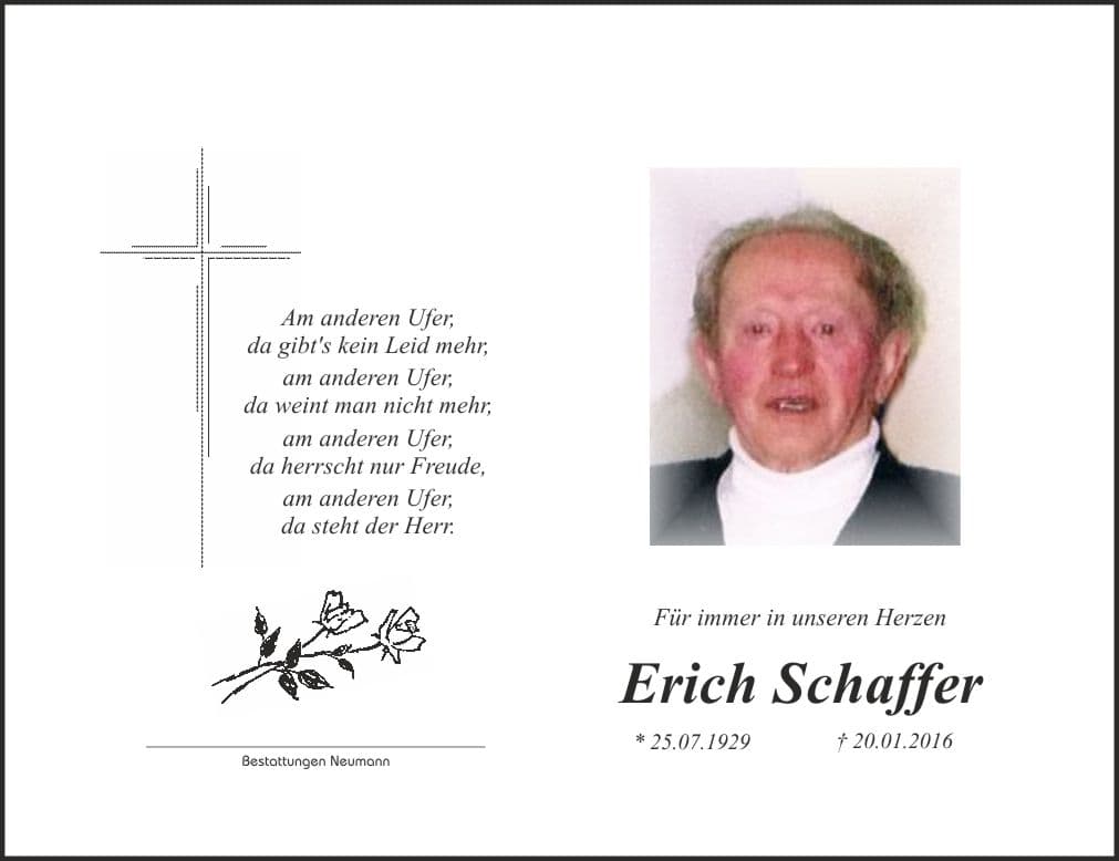 Herr Erich Schaffer